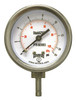 Winters PFQ1298LF, PFQ-LF SERIES (LEAD-FREE) 4" 0/160 PSI/KPA 1/2" NPT CBM, SS LIQUID FILLED GAUGE