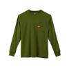 Milwaukee 602OG-2X Heavy Duty Pocket T-Shirt 602, Long Sleeve, Olive Green, 2X