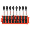 Bosch CCSPH2208 8-Pc Impact Tough Phillips P2 2" Power Bits with Clip