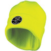 Klein 60568 Heavy Knit Hat, High-Visibility Yellow, Patch Logo