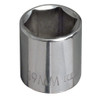 Klein Tools 65907 7 mm Metric 6-Point Socket, 3/8" Drive