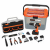 Black & Decker BCKSB62C1 20V MAX* Drill with 63 pc. Hand Tool and Accessory Home Project Kit