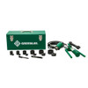 Greenlee 7606SB 1/2" to 2" Slug Buster KO Set with 1725 Foot Pump in Steel Case