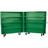 Greenlee 5860 58" X 60" Bi-Fold / Clam Shell Storage Cabinet, Green