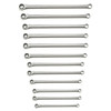 GearWrench 85988 12 Pc. 72-Tooth 12 Point XL GearBox Double Box Ratcheting Metric Wrench Set