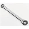 Proto J1193T-A Full Polish Finish SAE 1/2", 9/16" Ratcheting Double Box End Wrench, 12 Point