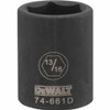 Dewalt DWMT74661OSP Mechanics 6 Point 1/2" Drive Impact Socket 13/16"