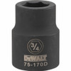 Dewalt DWMT75170OSP Mechanics 3/4" Drive Impact Socket 3/4" SAE Socket