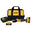 DeWalt DCG413FR2 5" 20V Max* XR Flathead Paddle Switch Small Angle Grinder Kit w/Kickback Brake