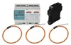 Accuenergy RIK47-mA-3 Three channel 4-20mA/0-20mA Output Integrator with 47" Rogowski Coil, Din-Rail Power Supply, 100-240Vac