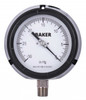 Baker LF45-30HG-1/2 Pressure Gauge, 30"-0 Hg Vac