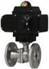 Dwyer WE07-CMD01-T-A Flanged Stainless Steel V-Ball Valve, 1/2" EXP Electric Modulating
