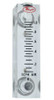 Dwyer VFA-6-SS Flow Meter, 2" Scale, 4-30 SCFH Air, SS Wetted