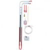 Dwyer 1227 Dual Range Flex-Tube U-Inclined Manometer, 0-16 " w.c. vertical, 0.20-0-2.6" inclined