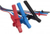 Megger 1008-022 3-Piece Insulated Lead Clip Set, 3kV Test Voltage
