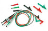 Megger 1007-155 Replacement Test Lead Set, Red/Black/Green, 9.5 Plug