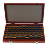 Mitutoyo 516-904-26 Inch Rectangular Steel Gauge Block Set, grade AS-2