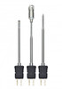 Testo 0602 5093 Temperature Probe Kit with air probe, immersion/penetration probe, and surface probe, TC type K