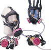 MSA 808247 Comfo Classic Probed Half Mask Respirator Facepiece, Multiple Size Values Available - Each