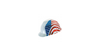 MSA 10050611 V-Gard American Freedom Front Brim Hard Hat, Multiple Color, Graphics Values Available - Each