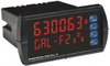 Precision Digital PD6300-6H4 ProVu Pulse Input Flow Rate/Totalizer Digital Panel Meter with SunBright display, 4 relays