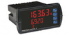 Precision Digital PD6363-7H0 ProVu Dual Pulse Input Flow Rate/Totalizer Digital Panel Meter, SunBright, 12 to 24 V