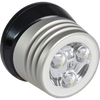 Lumitec Zephyr LED Spreader/Deck Light -Brushed, Black Base - White Non-Dimming
