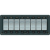 Blue Sea 8261 Waterproof Panel 8 Position - Slate Grey