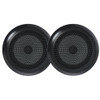 FUSION EL-F651B EL Series Full Range Shallow Mount Marine Black Speakers - 6.5" w/ LED Lights
