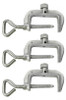 AEMC 2135.80 C-Clamps for the Model 6472/6474 Kit, Set of 3