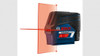 Bosch GCL100-80C Connected Self-Leveling Cross-Line Laser with plumb points, 12 V max