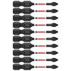 Bosch ITPH12B 10-Pc Impact Tough 2" Phillips #1 Power Bits