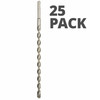 Bosch HCFC2084B25 SDS-Plus Bulldog Xtreme, 1/2" x 10" x 12", 25 Pack, 4 Cutter
