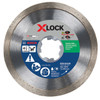 Bosch DBX4543S 4-1/2" Continuous Rim Diamond Blade, X-Lock, 5 Pack