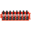 Bosch CCSV108 8-Pc Impact Tough Phillips, Square and Torx 1" Insert Bits