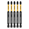 DeWalt DWAF3PH2IR5 PH2 FLEXTORQ  1/4 x 3-1/2in Impact Driver Bits, 5-Pack