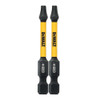DeWalt DWAF2TX20IR2 ELITE SERIES Torx T20 Impact Bits 2.25 in. (2 Pack)