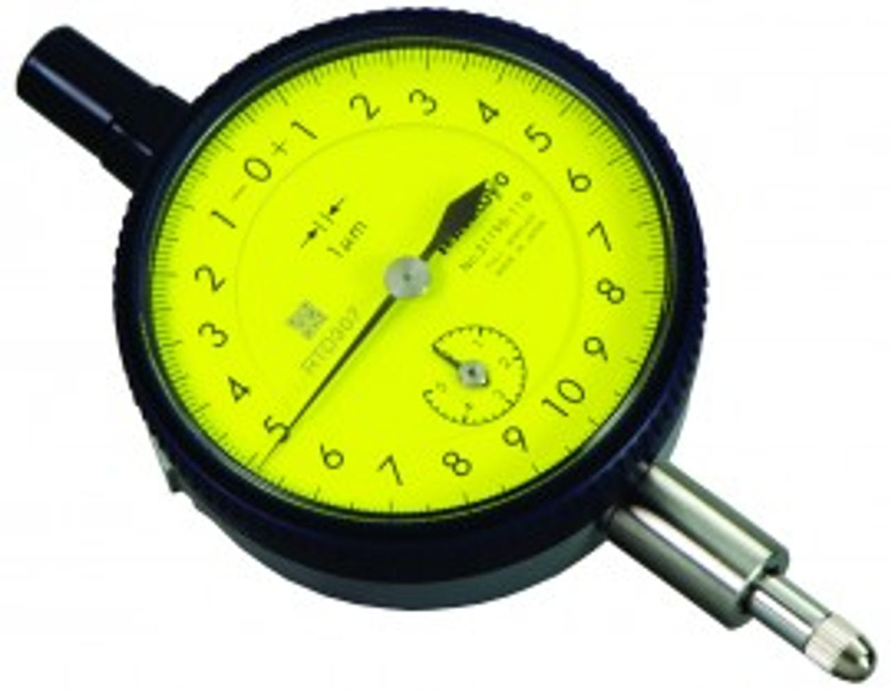 Mitutoyo 2119A11 Series 2 ANSI/AGD Dial Indicator with lug, 5 mm