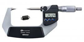 Mitutoyo 342-262-32 Point Micrometer with SPC, 30°, 25 to 50 mm