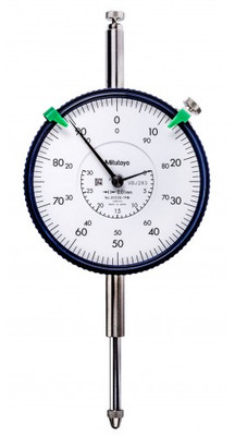 Mitutoyo 3052A-19 Series 3 Large Face Dial Indicator with Lug, 30 mm, Metric