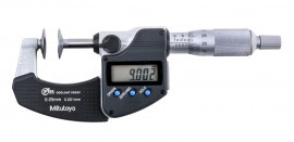 Mitutoyo 323-250-32 Series 323 Digimatic Disk Micrometer, 0 to 25 mm