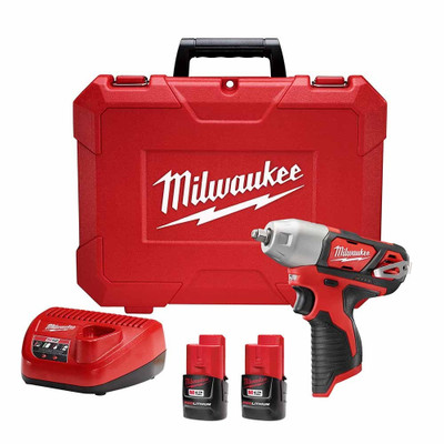 Milwaukee 2461-22 M12 1/4" Impact Wrench Kit