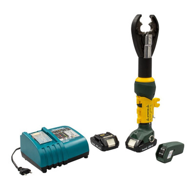 Greenlee EK425LXRDO22 EK425LXR 6 Ton, D3/O Profile Remote Crimper, 2.0Ah Battery, 230V Charger