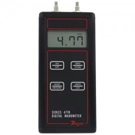 Dwyer 477B-1 Handheld Digital Manometer, 0 to 20" w.c.