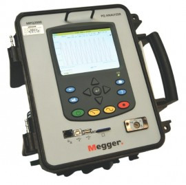 Megger MPQ2000 Power Quality Analyzer Silver Kit with three 7.1" flex CT's, 1000 V AC, 1500 V DC