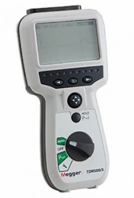 Megger 1002-227 TDR500/3 Handheld Time Domain Reflectometer, 1.5 m connector