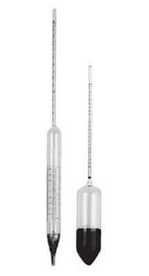 Winters H7314 Alcohol Hydrometer, 860 to 880 Kg/m<sup>3</sup>