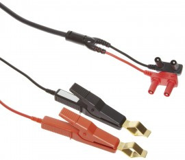 Hioki 9467 Large Clip-Type Test Lead, 50VDC, 4.46ft