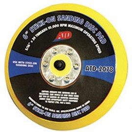 ATD Tools 2078 Sanding Disc Pad, 6", stick-on