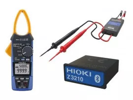 Hioki CM4375-93 AC/DC Clamp Meter Solar Set with wireless adapter and DC high voltage probe, 1000 A AC/DC, 2000 V DC
